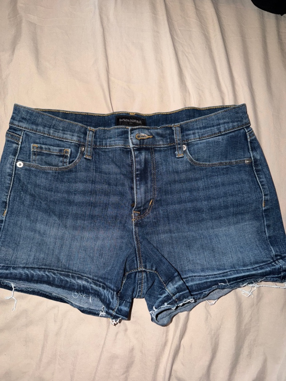 Banana Republic Blue Denim Cutoff Shorts
